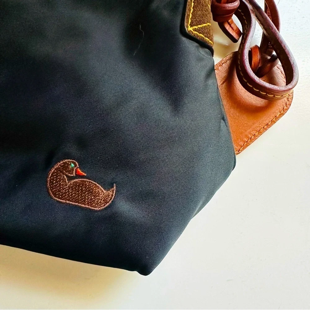 NWOT Dooney & Bourke Nylon Leather Trim Shoulder Bag